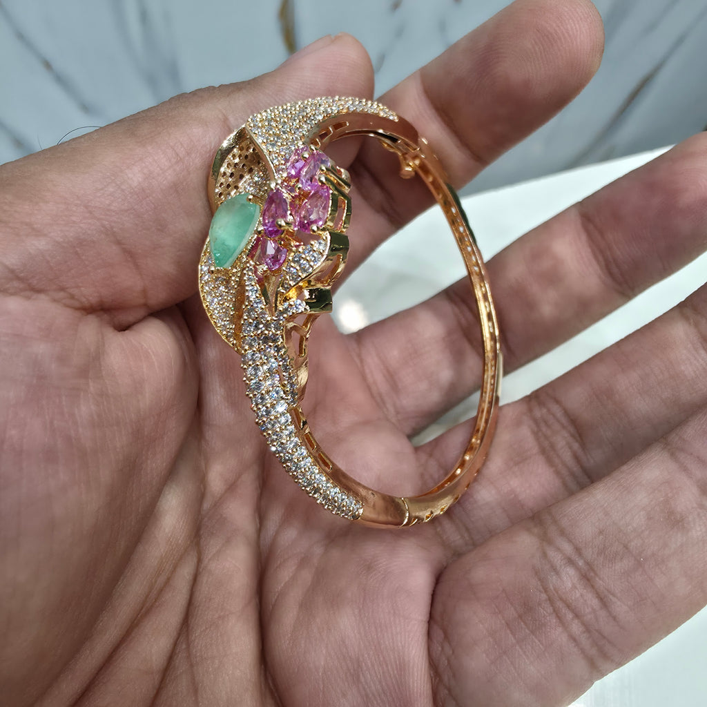 Renee Hazoori Doublet Openable Bracelets - Mint Pink