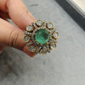 Twisha Doublet Adjustable Ring- Mint