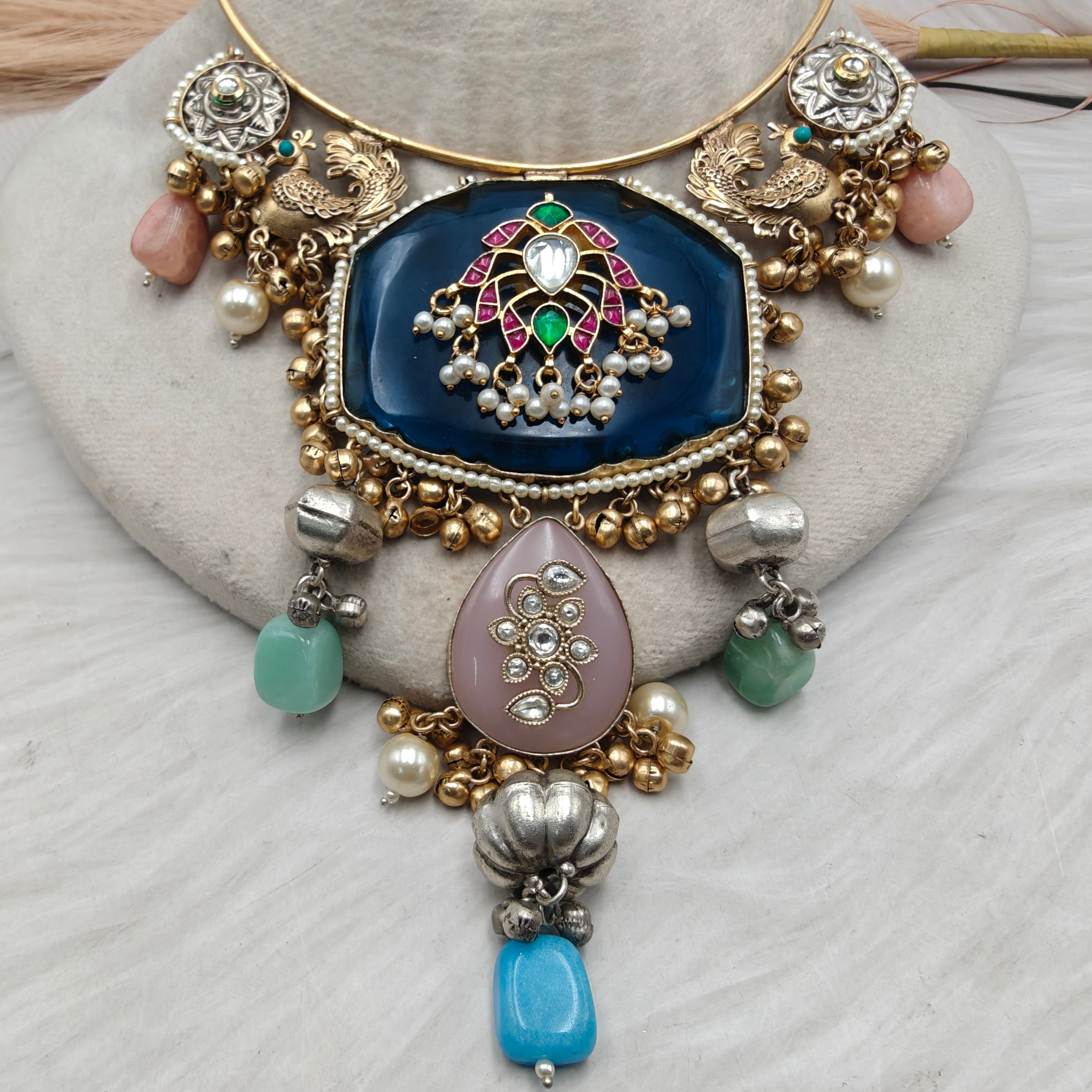 Radhika Amrapali Brass Fusion Hasli