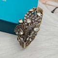 Akriti Pota Stone and Polki Openable Bracelet- Blush Pink