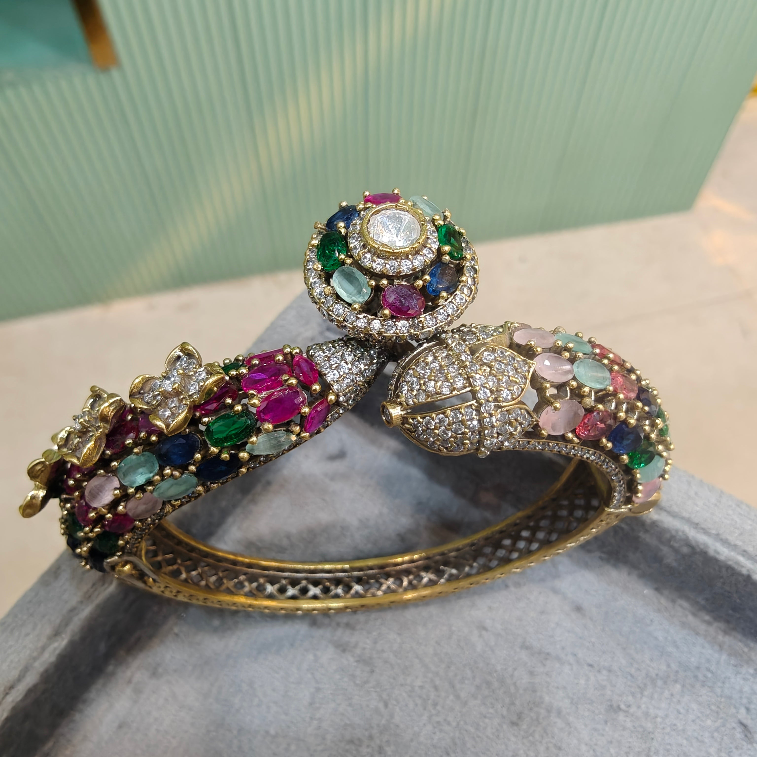 Rajvanshi Openable Bracelet Kada- Multi