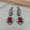 Mabel Doublet Earrings - Ruby