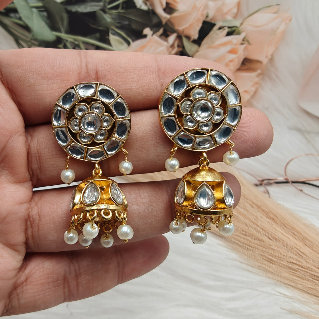 Kajal Jadau Kundan Jhumki