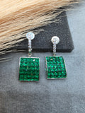 Rimjhim AD Crystal Earrings- Green