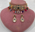 Qafirana Holdali Fusion Choker Set- Multi