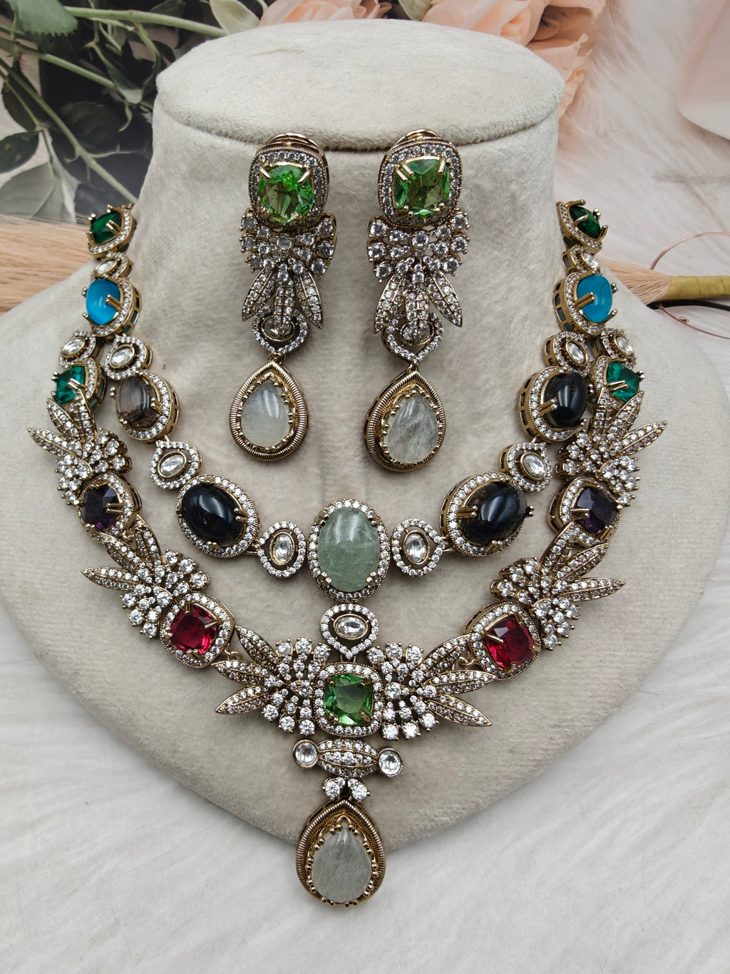 Sabyasachi Inspired Begum Noor Couture Necklace Set