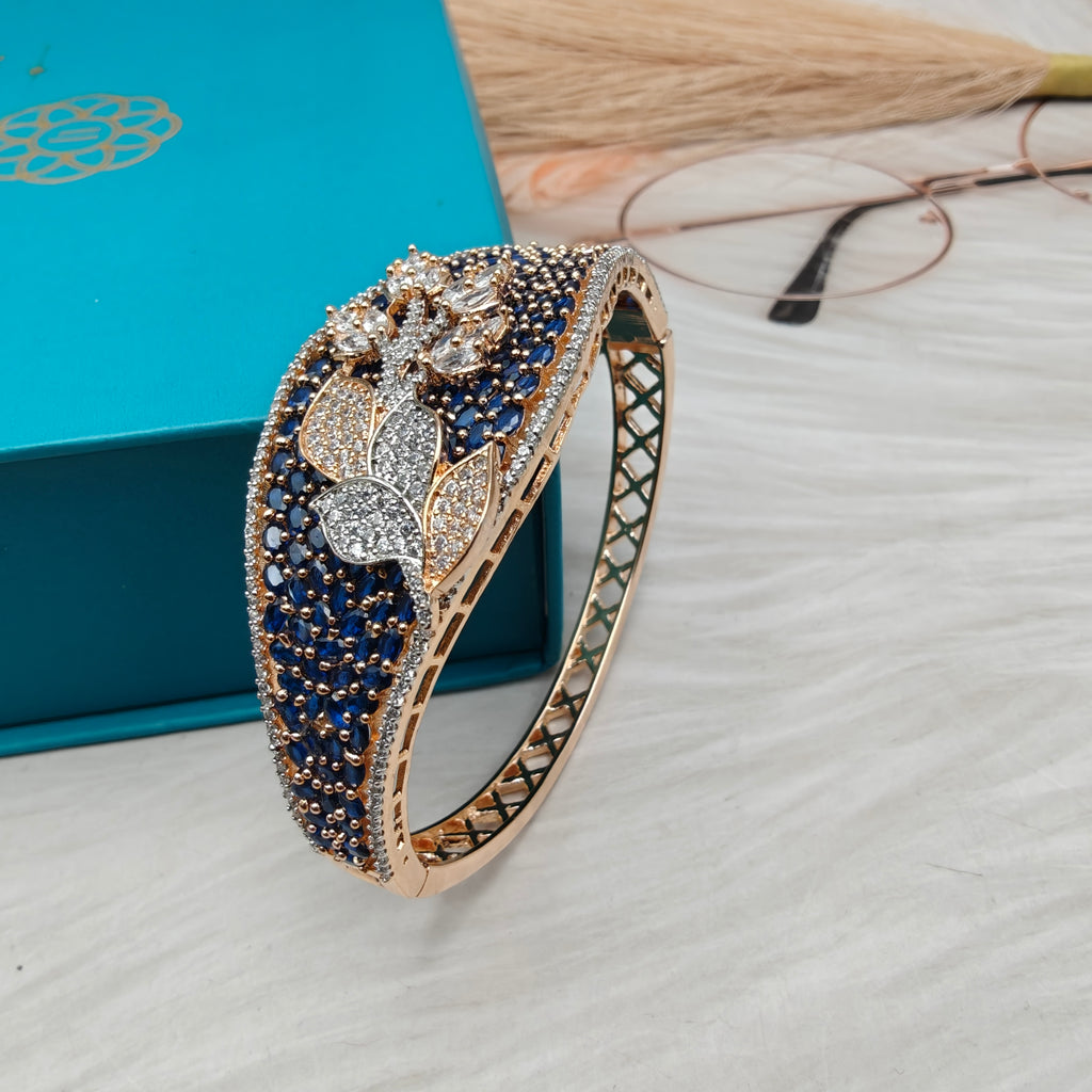 Vixita Premium Openable Bracelets (Carat Plating)- Blue