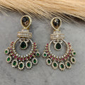 Pritha Sabya Inspired Chandbali- Black White Multi