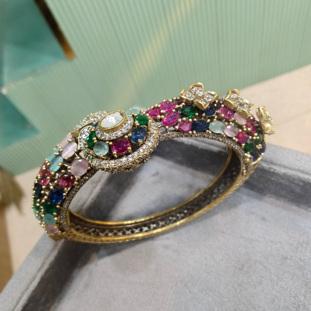 Rajvanshi Openable Bracelet Kada- Multi