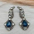 Mabel Doublet Earrings - Blue