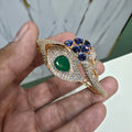 Renee Hazoori Doublet Openable Bracelets - Purple Emerald
