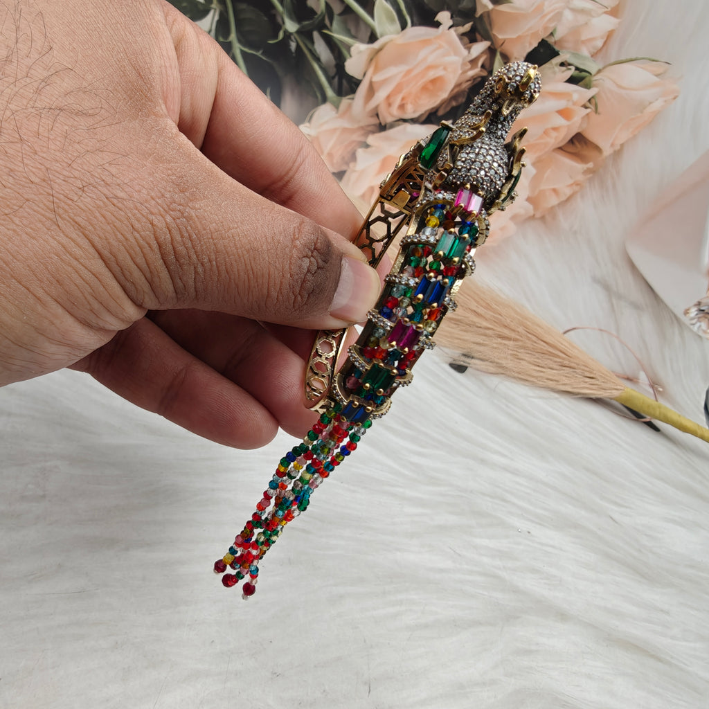 Mayuri Victorian Finish Openable Bracelet- Multi