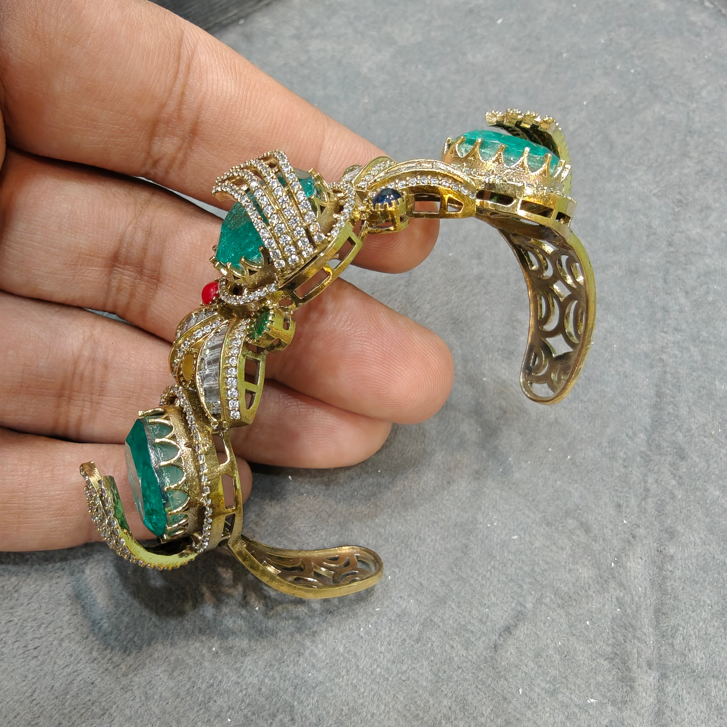 Ananta Quartz Doublet Bracelets- Turquoise