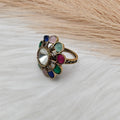 Aashka Takker Stone Ring- Multi