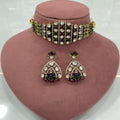 Fanah Pota Stone Choker Set - Multi