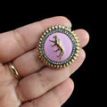 Sabyasachi Inspired Jaguar Adjustable Ring-Pink